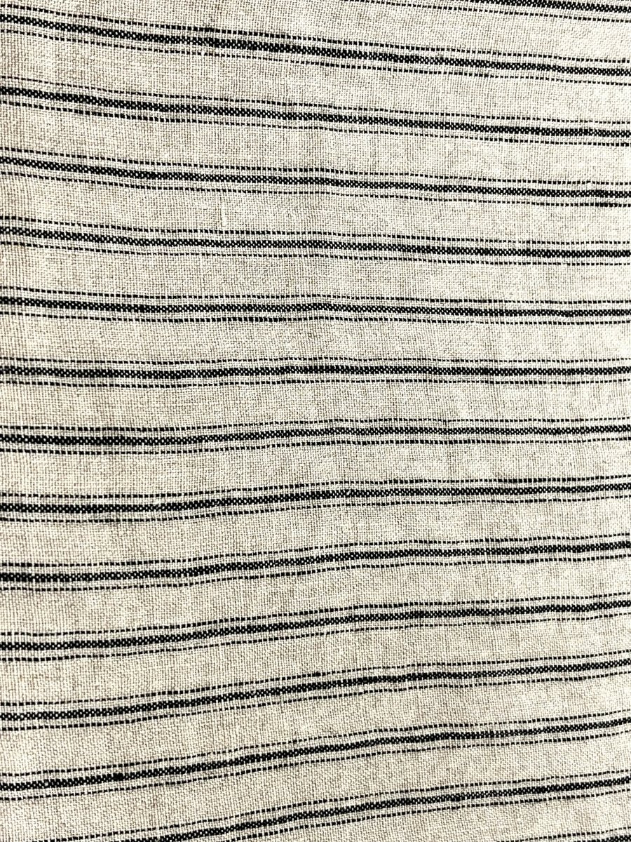 100% Linen Standard Pillowcase - checks and stripes - Homebody Denver