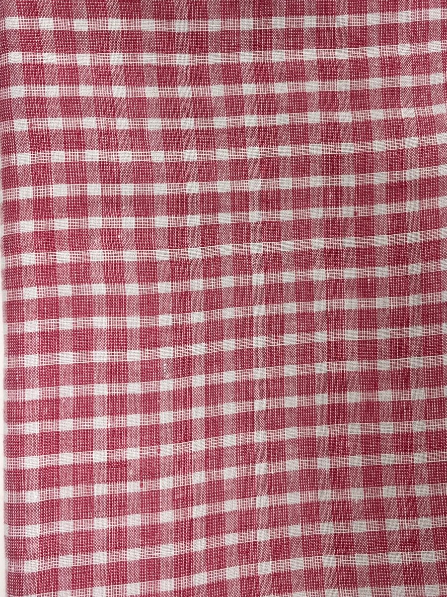 100% Linen Standard Pillowcase - checks and stripes - Homebody Denver