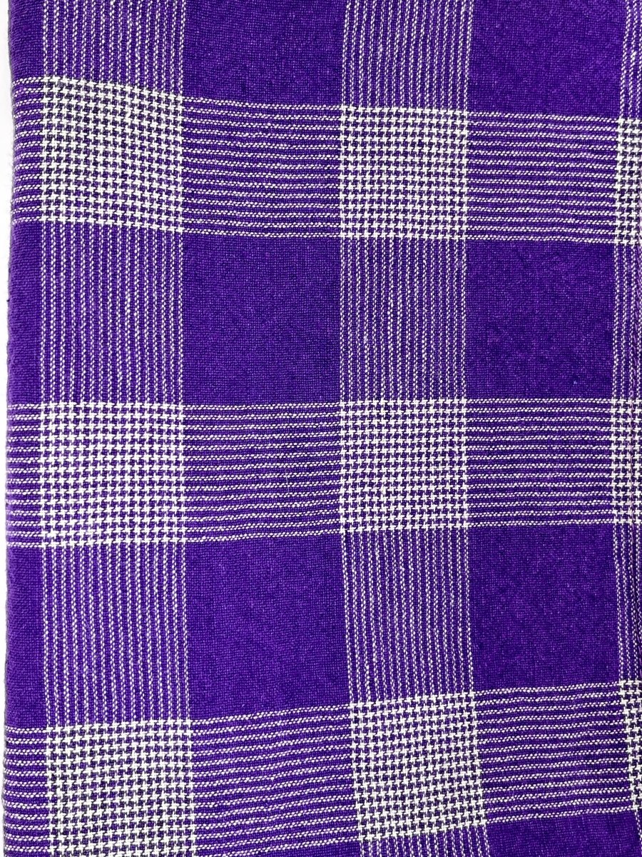 100% Linen Standard Pillowcase - checks and stripes - Homebody Denver