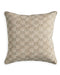 Block Printed Linen Cushion 50 x 50 cm - Homebody Denver