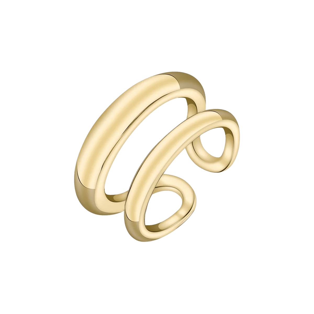 Gabriela Artigas Fine Twin Tusk Ring in 14K Yellow Gold - Homebody Denver