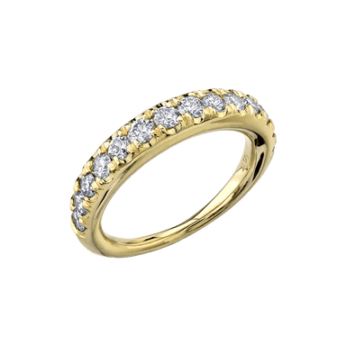 Gabriela Artigas Rising Tusk Ring With Ascending French Cut White Diamonds 14k Yellow Gold - Homebody Denver
