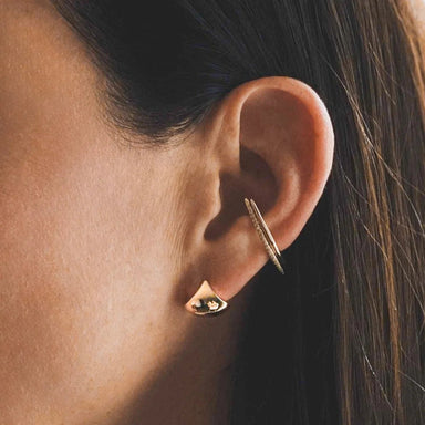 Gabriela Artigas Small Apse Earrings in 14K Yellow Gold (Pair) - Homebody Denver