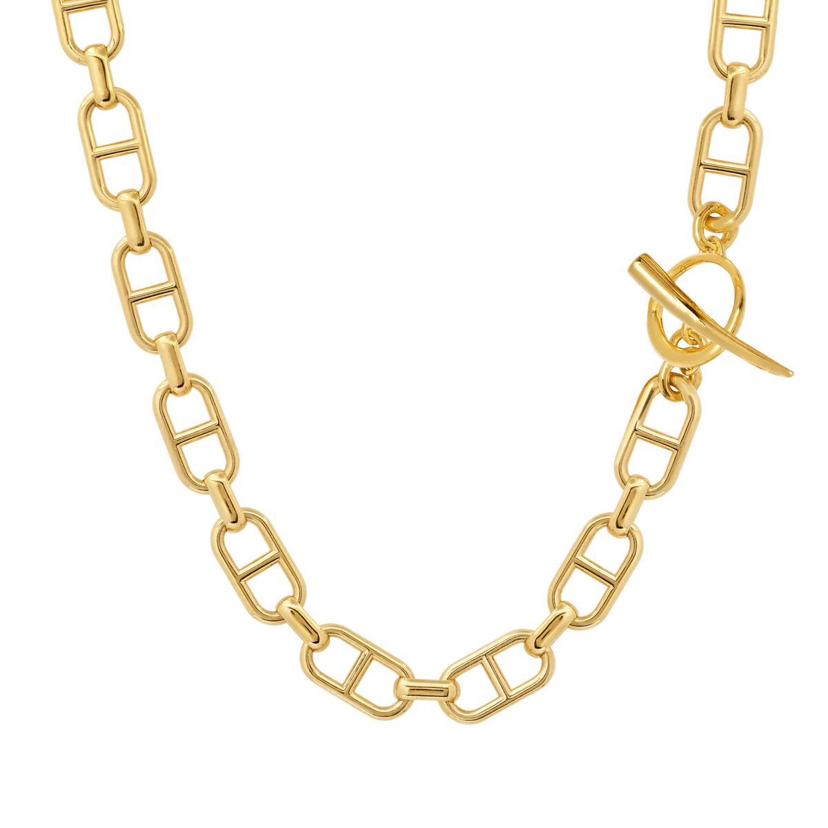 Gabriela Artigas Stirrup Chain Necklace in 14K 18" (15mm Link) - Homebody Denver