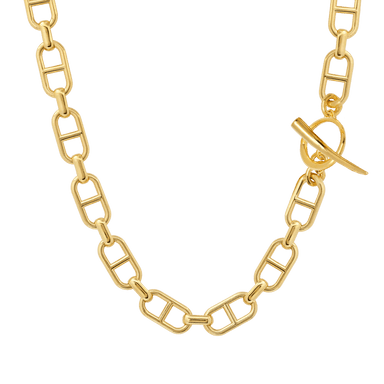 Gabriela Artigas Stirrup Chain Necklace in 14K 18" (15mm Link) - Homebody Denver