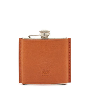 Il Bisonte Cowhide & Stainless Steel Hip Flask - Homebody Denver