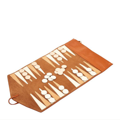 Il Bisonte Cowhide Travel Backgammon - Homebody Denver