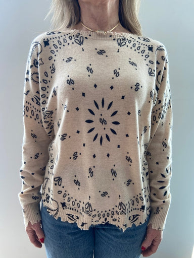 Kujten Mela Bandana Cashmere Sweater - Homebody Denver