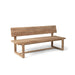 PARK BENCH OSLO SMALL (Teak Natural Grey) - Homebody Denver