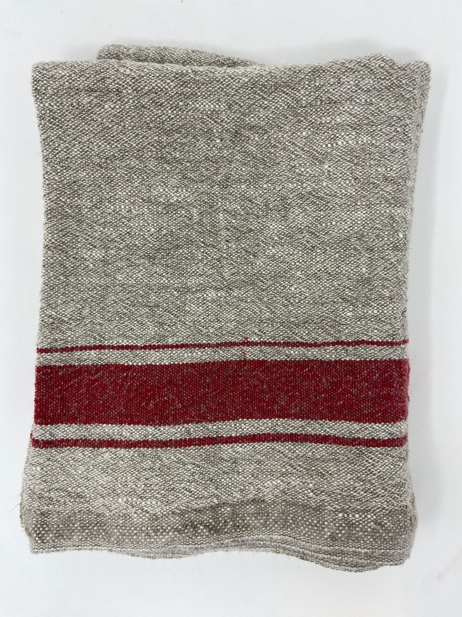 Vintage Stripe Linen Kitchen Towel - Homebody Denver