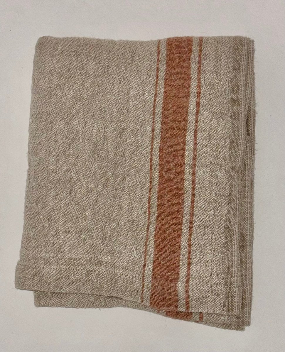 Vintage Striped Linen Table Runner - Homebody Denver