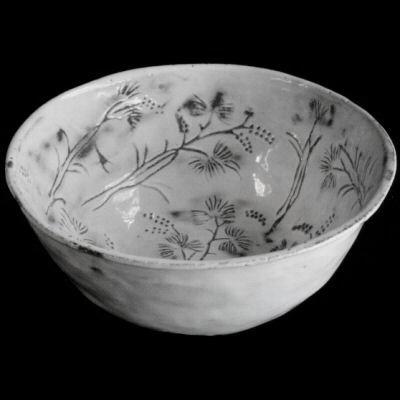 Astier de Villatte, Large Robinson Salad Bowl Flowers Inside - Homebody Denver