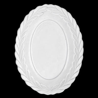 Astier de Villatte Oval César Platter with Laurels - Homebody Denver