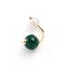 Hirotaka Single Bumble Bee Pearl Earring with Malachite Backing - Homebody Denver