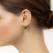 Hirotaka Single Bumble Bee Pearl Earring with Malachite Backing - Homebody Denver