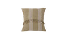 Woven Cotton Cushion with Embroidery 12" x 12" - Homebody Denver